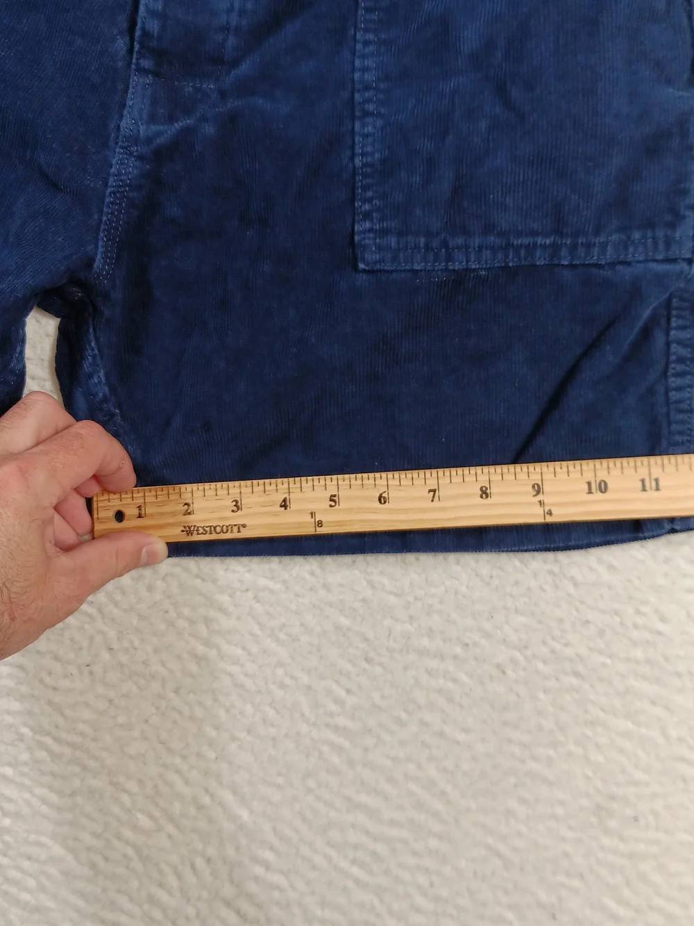 Birdwell Beach Britches Shorts Mens 36 Blue Classic Corduroy 5